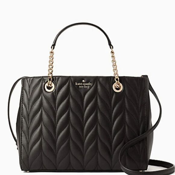 Kate Spade Briar Lane Quilted Black Satchel - Picture 1 of 3
